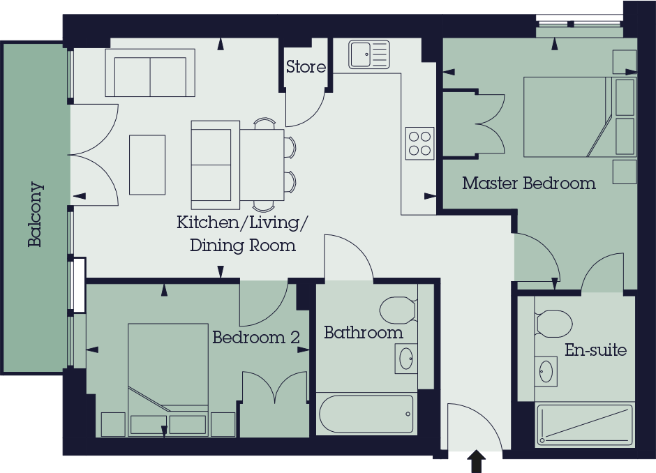 Apartment Floor Plan